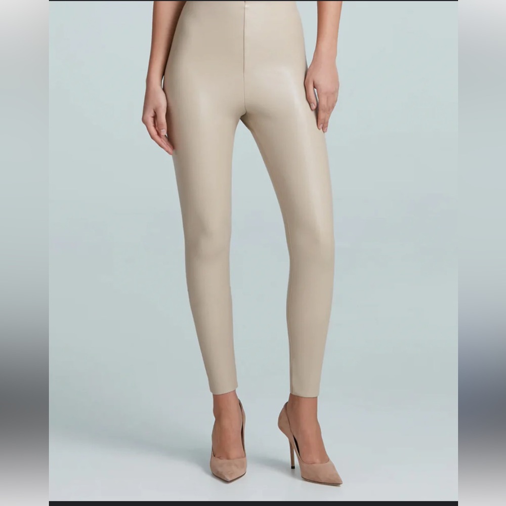Faux leather leggings